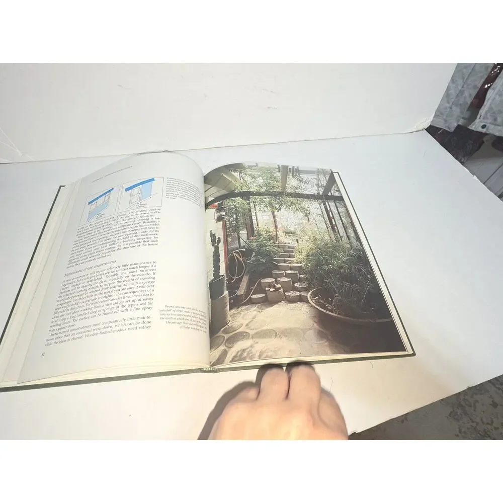 Vintage Conservatories Greenhouses Garden Rooms Hardcover Book First Edition